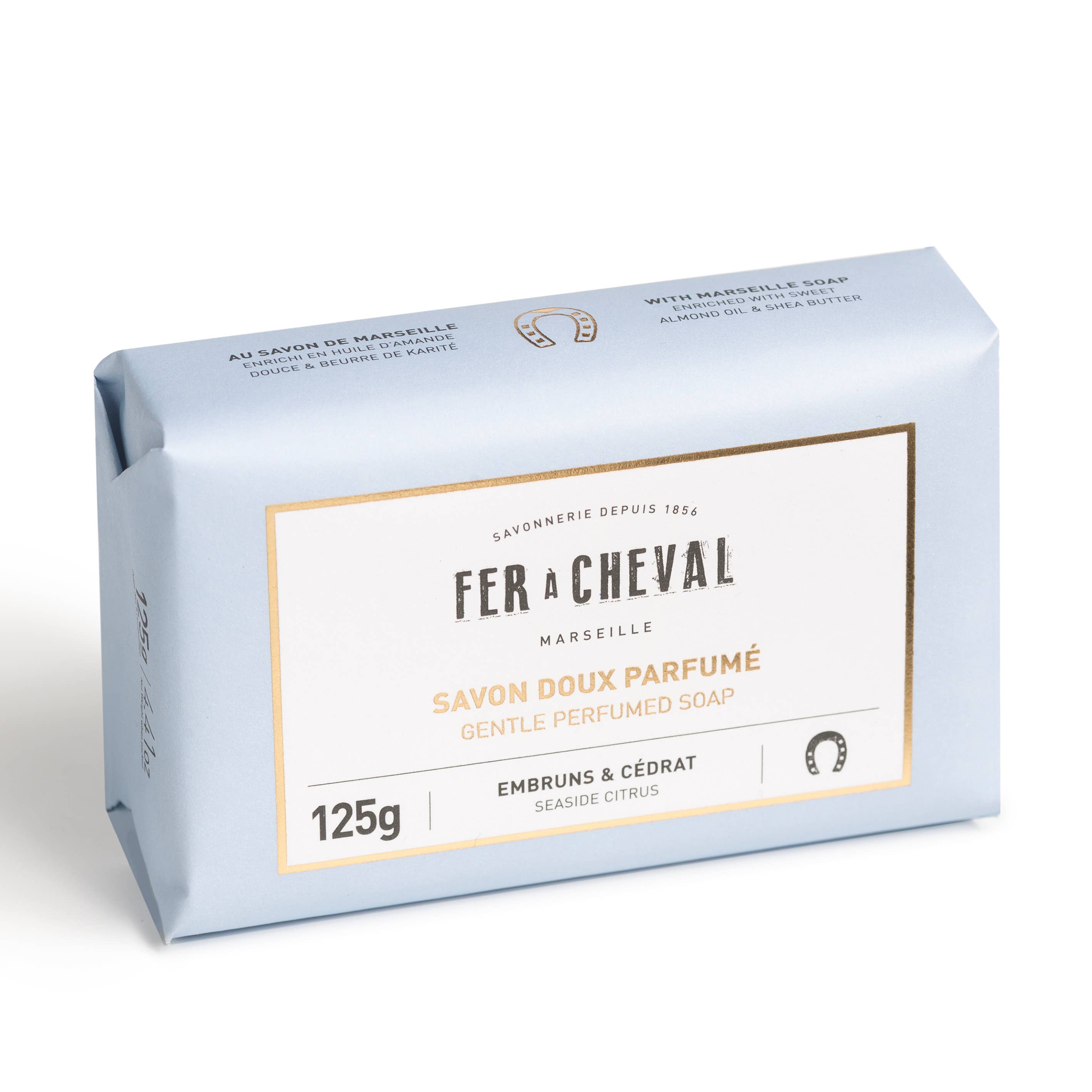 Fer à Cheval US - Wholesale Bar Soap - Gentle Perfumed Soap Seaside Citrus - 4.41 oz -2