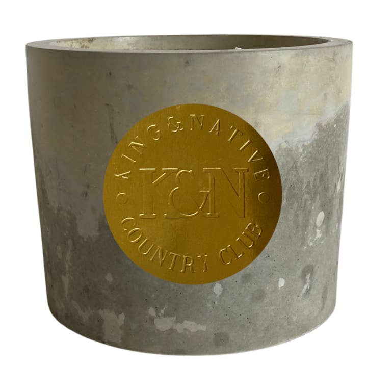 Grande bougie parfumée A Toast pour la vente par King & Native