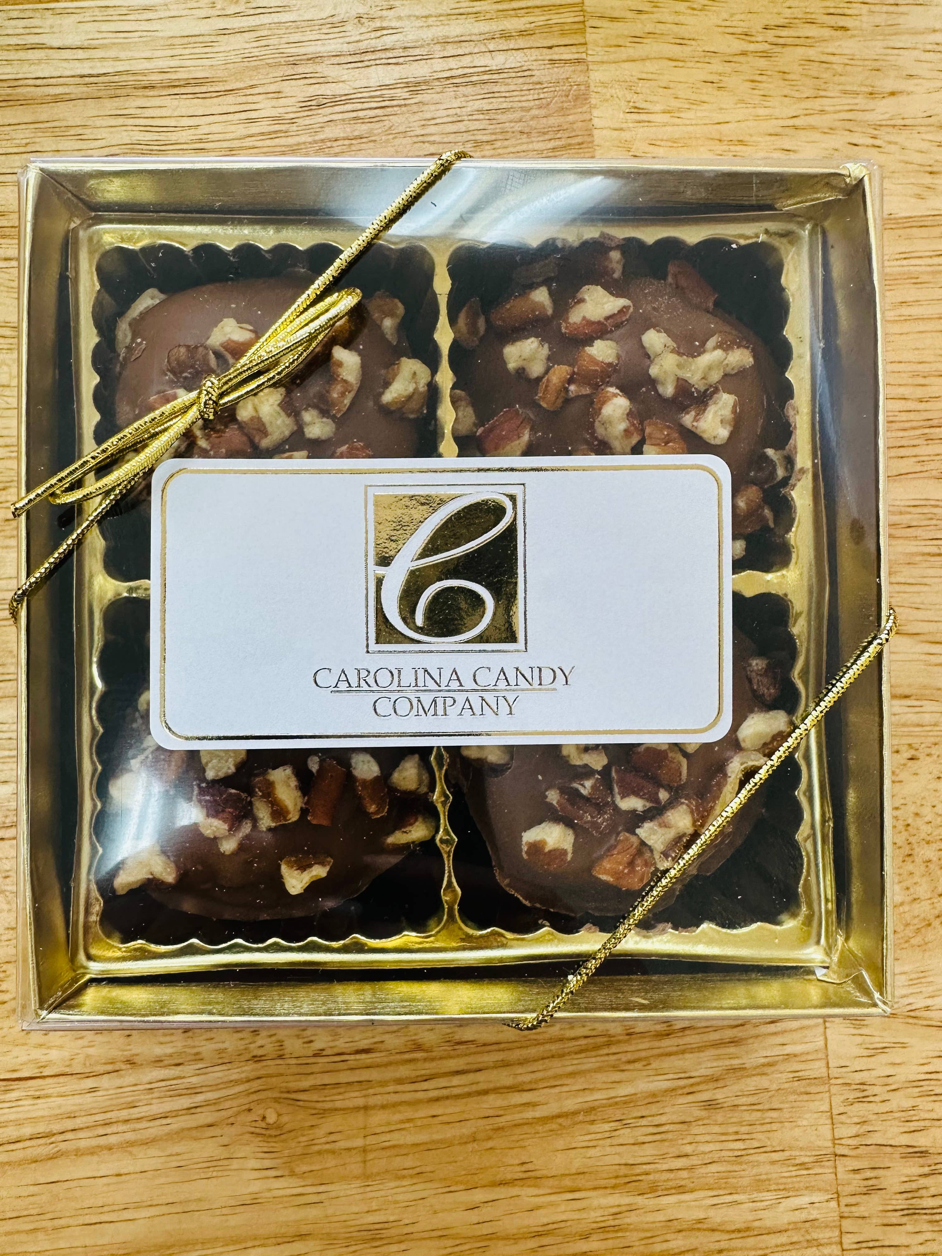 Carolina Candy Company - Wholesale Caramel - Gourmet Milk Chocolate Pecan Caramels1