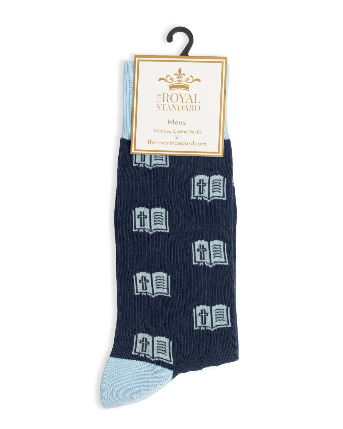 The Royal Standard - Vendita all'ingrosso Calzini - Uomo - Calzini con Scritture da Uomo   Blu Navy/Azzurro Chiaro   Taglia Unica0