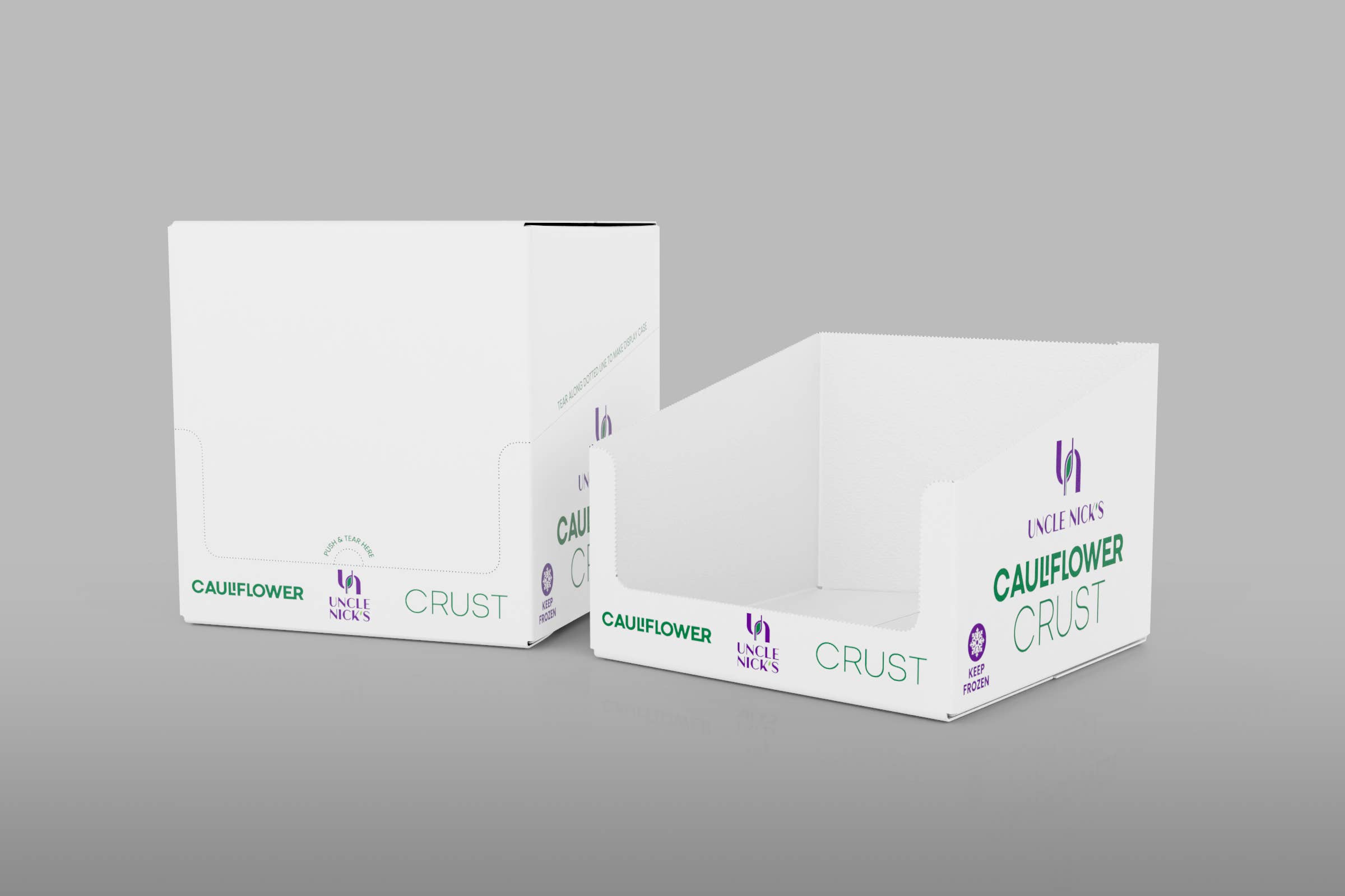 Uncle Nick’s - Wholesale Bread/Tortilla - Cauliflower Crust  Original  (12, two-packs in each case)6