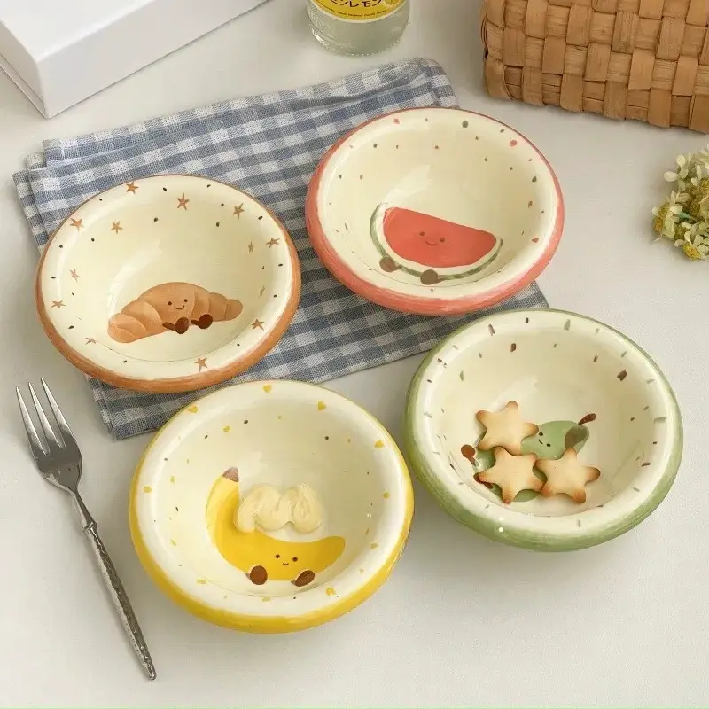 Otterware - Wholesale Condiment/Dip Bowl - Hand-Painted Fruit & Pastry Ceramic Dipping Bowls10