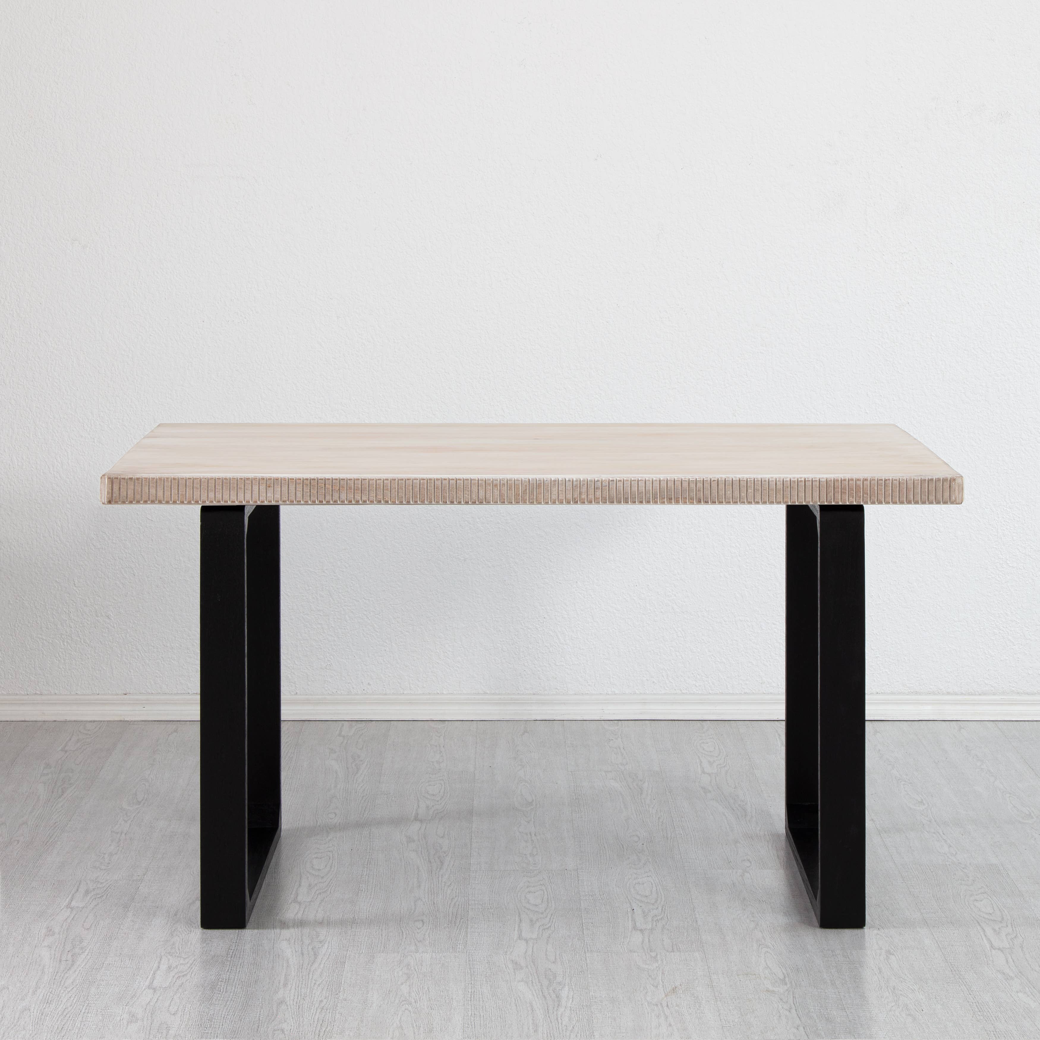 MH London - Vente Sous-main - Bureau d'ordinateur en bois massif Ancona16