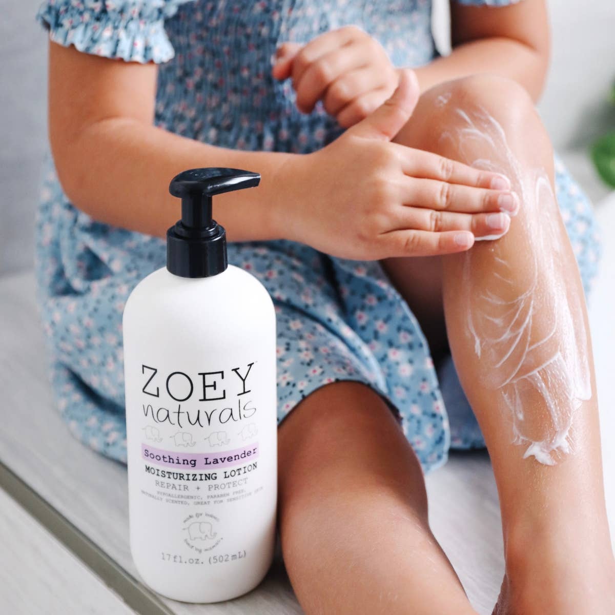 Zoey Naturals - Wholesale Body Cream/Lotion - Baby - Soothing Lavender Moisturizing Lotion - 17oz1