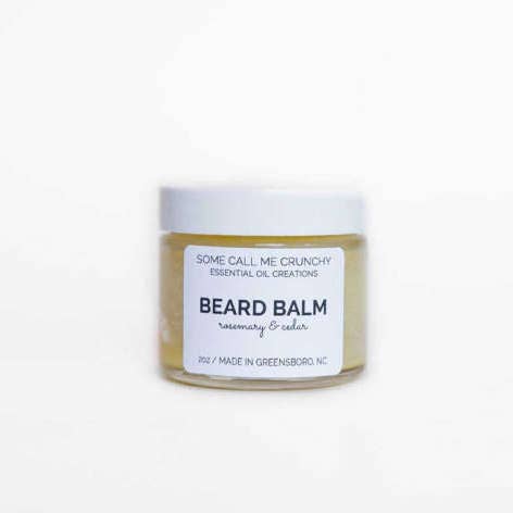 Baume à barbe, entièrement naturel ~ romarin et cèdre pour la vente par Some Call Me Crunchy.
