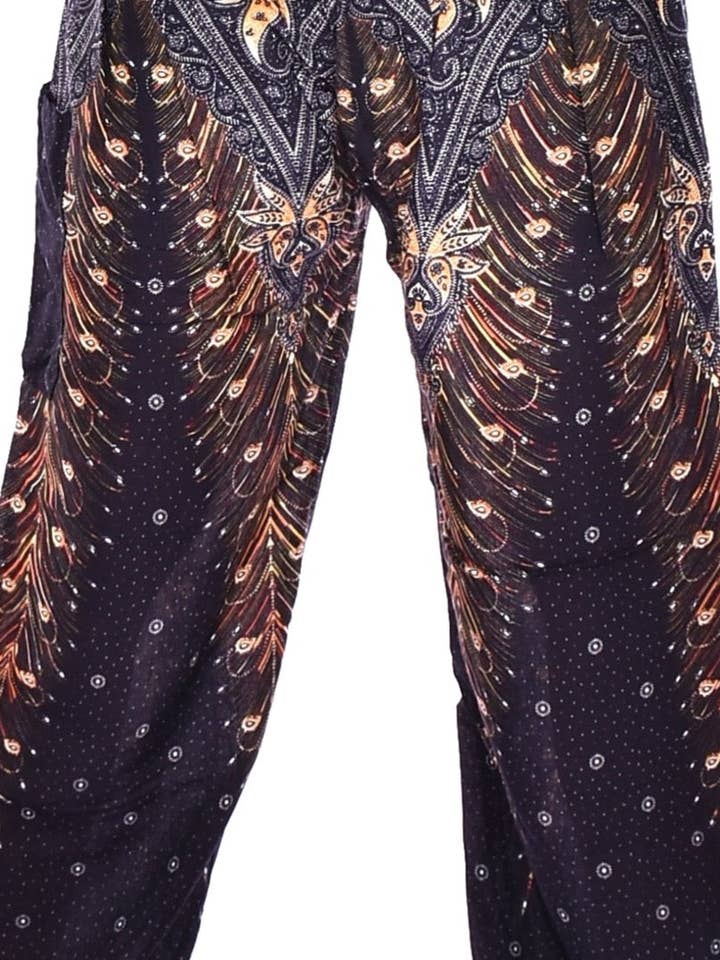 Miljövänliga högmidjiga semestertrycksbyxor H12 för wholesale av Abfab