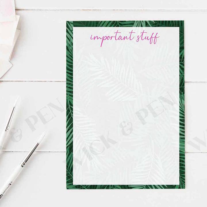 Vigtige ting Notesblok for engroshandel hos WICK & PEN