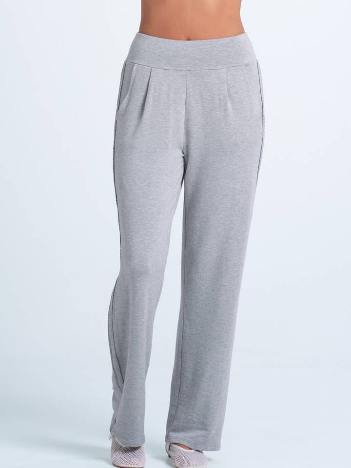 Pantaloni Chill Play da Donna - Grigio Melange per la vendita all'ingrosso da parte di Lucky In Love