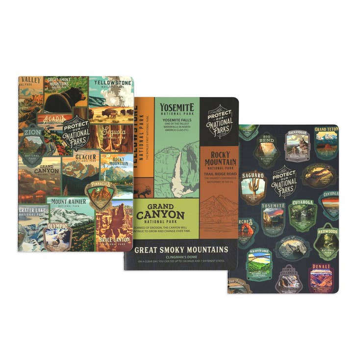 Protect Our National Parks - Journal 3 Pack for wholesale by Lantern Press