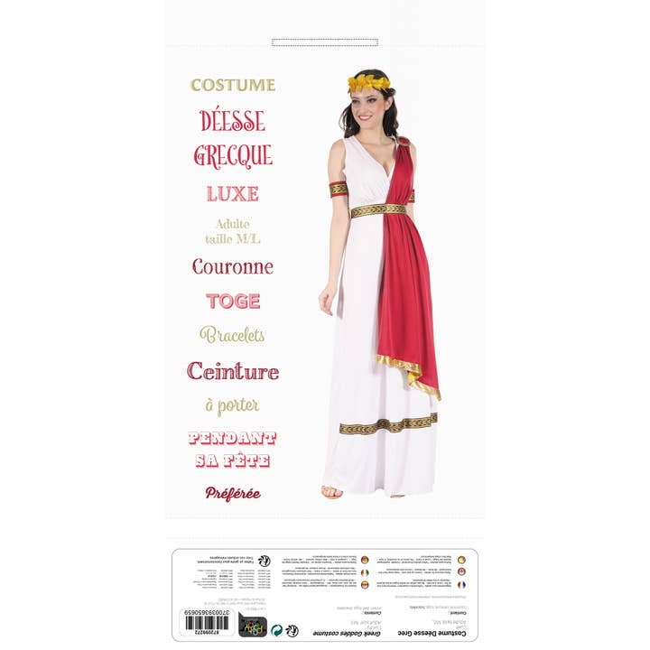 Party Pro - Wholesale Costume - Unisex - LUXURY GREEK GODDESS COSTUME