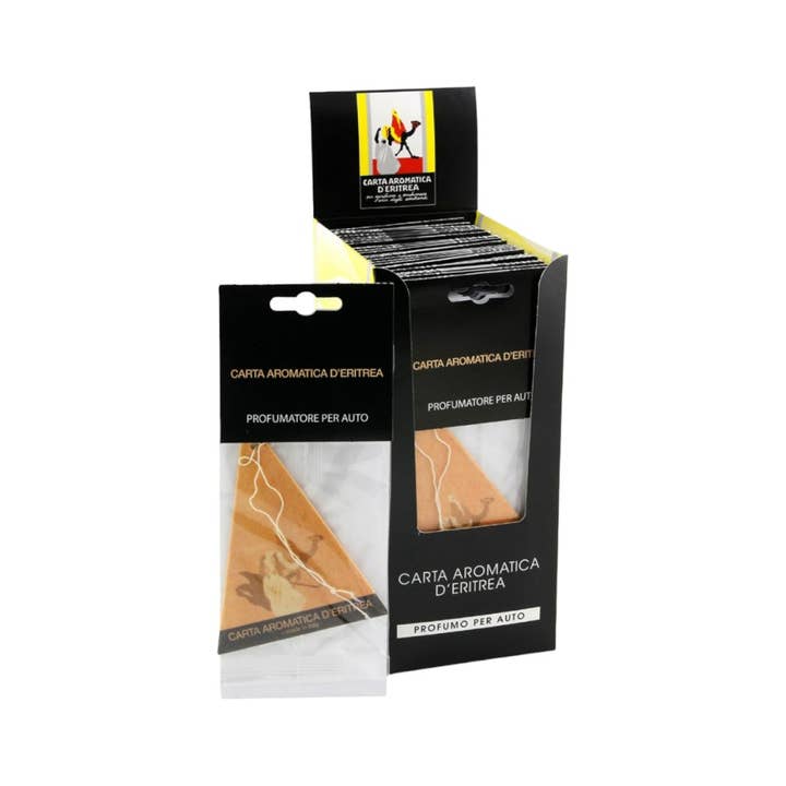 G22 | Display of 30 Eritrea Classic Car Air Fresheners for wholesale by pirotta srl