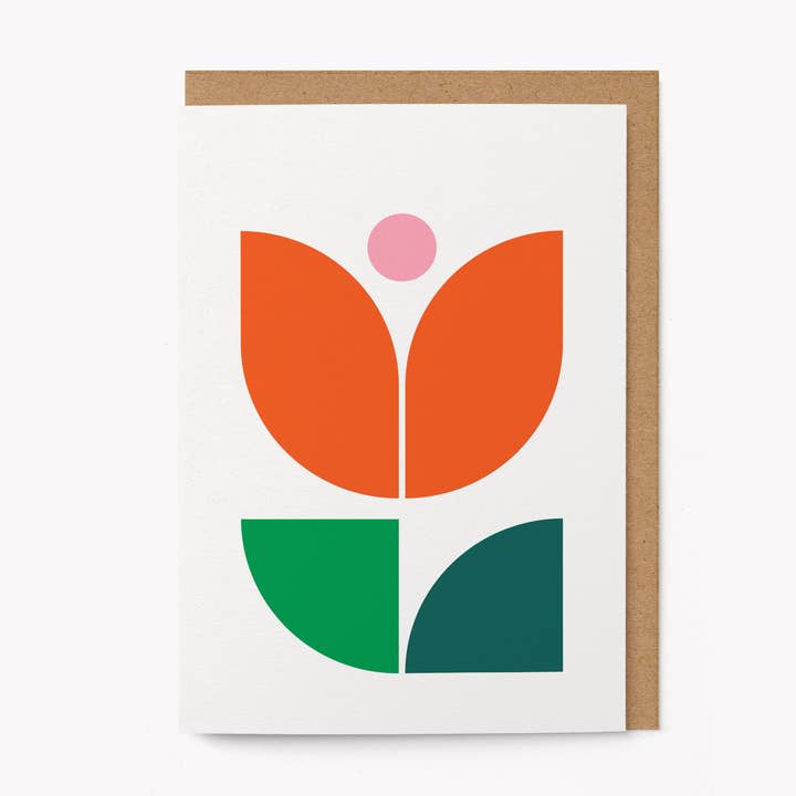 Flower No 19 - Hverdagskort for engroshandel hos Graphic Factory
