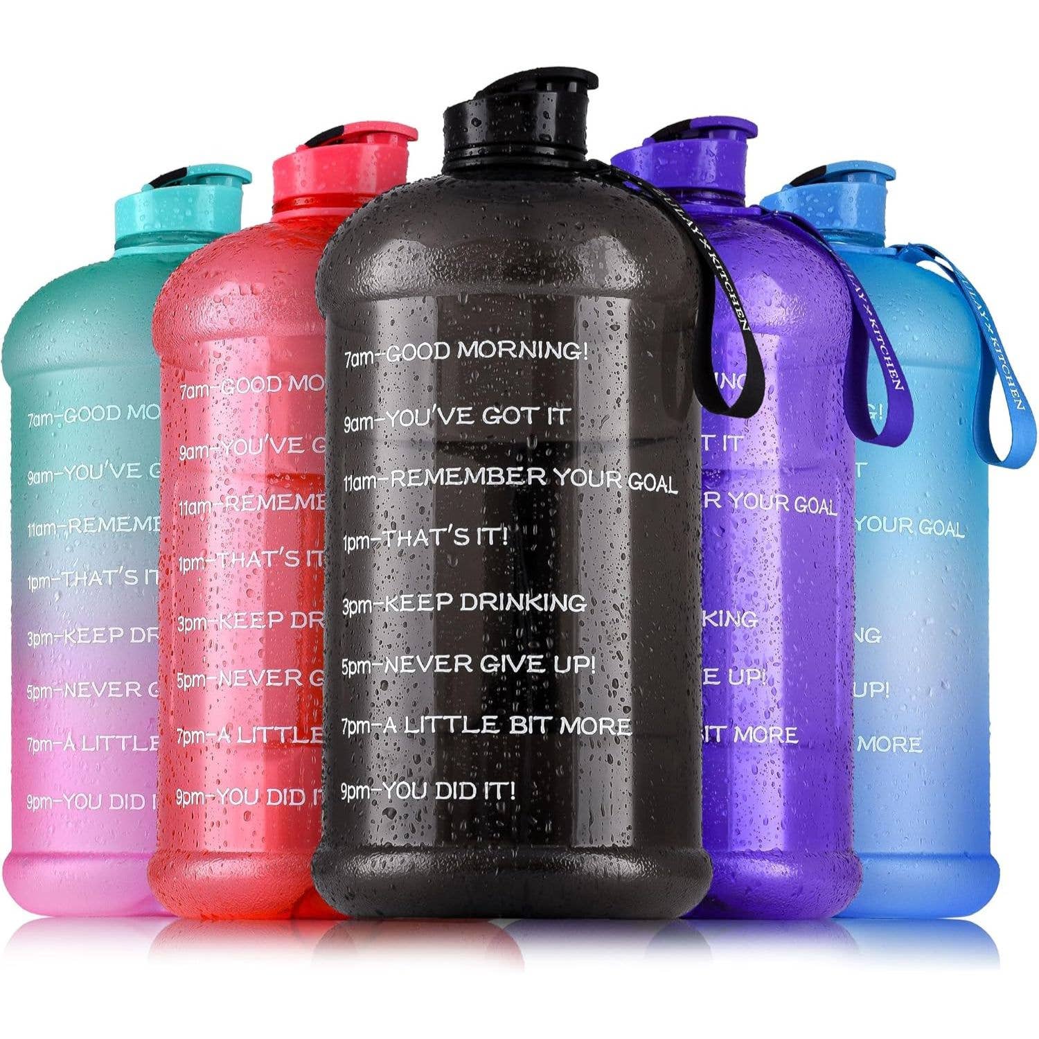 Zulay Kitchen - Wholesale Water Bottle - 1-Gallon Water Bottle with Time Marker – Leak-Proof8