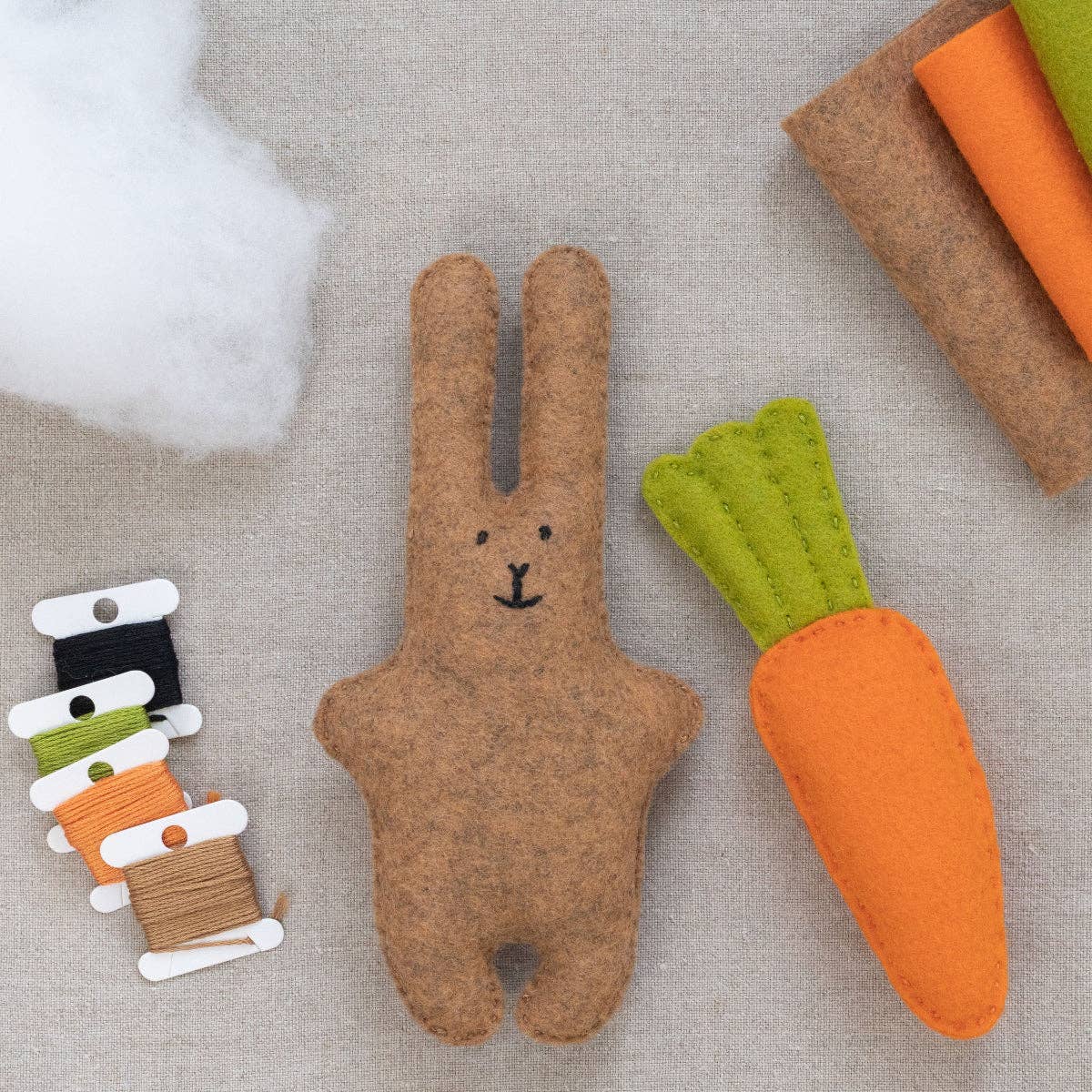 Mimihali - Wholesale Craft Sewing Kit - BUNNY and CARROT felt sewing kit for kids2
