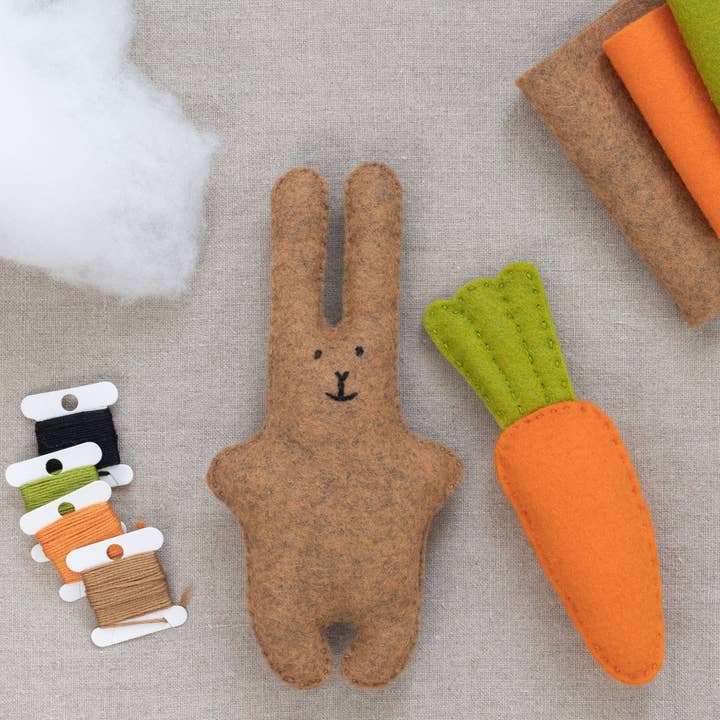 Mimihali - Wholesale Craft Sewing Kit - BUNNY and CARROT felt sewing kit for kids2