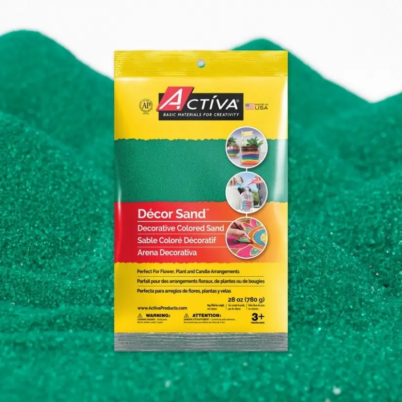 ACTÍVA Products, Inc. - Wholesale Craft Supplies - Décor Sand™ Decorative Colored Sand 28 oz (780 g) Bag1
