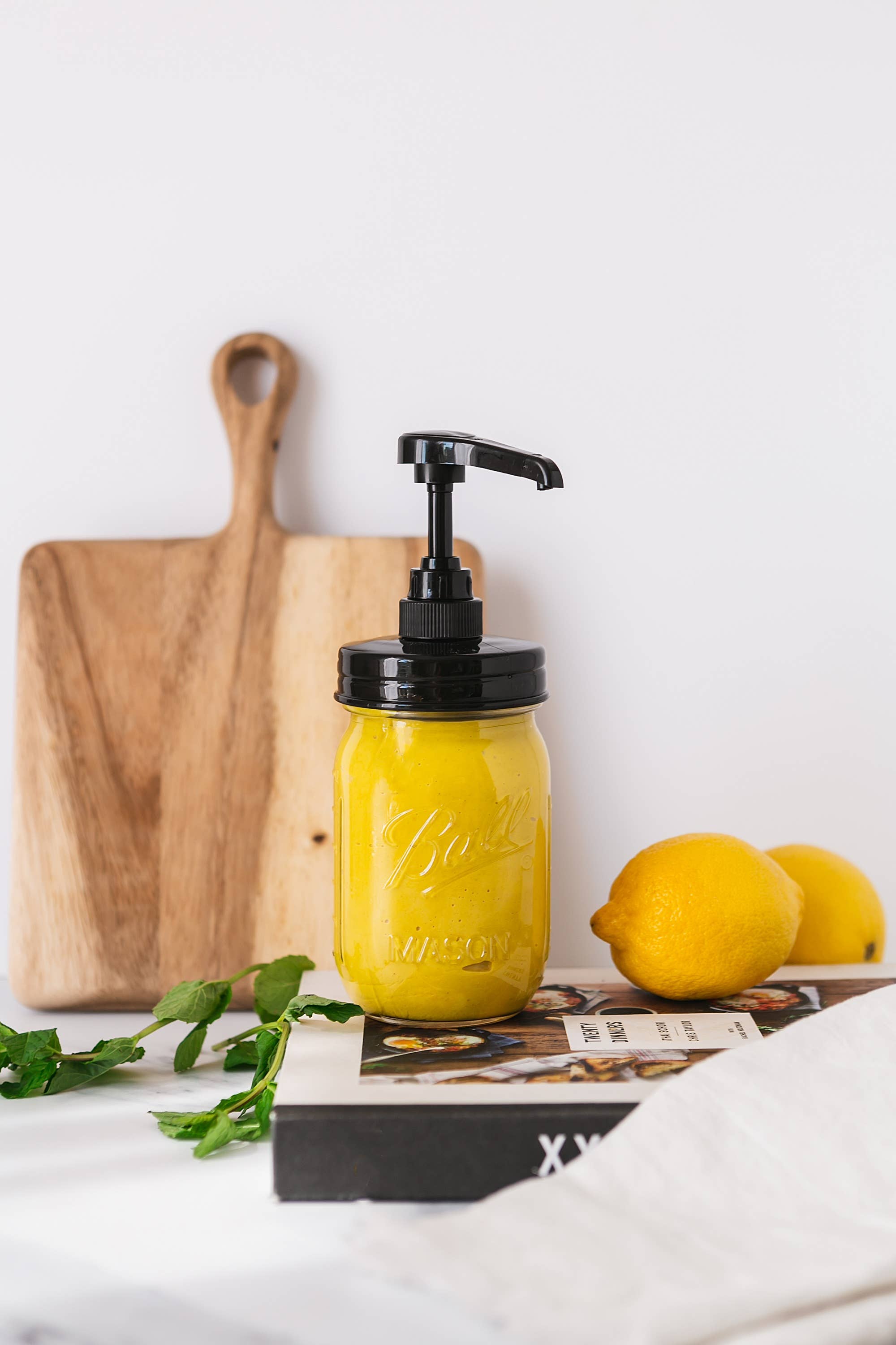 Jarmazing Products - Wholesale Food Storage Container - Ball Jar Syrup Dispenser - 2 Pack - 16 oz - Food Grade Pump2