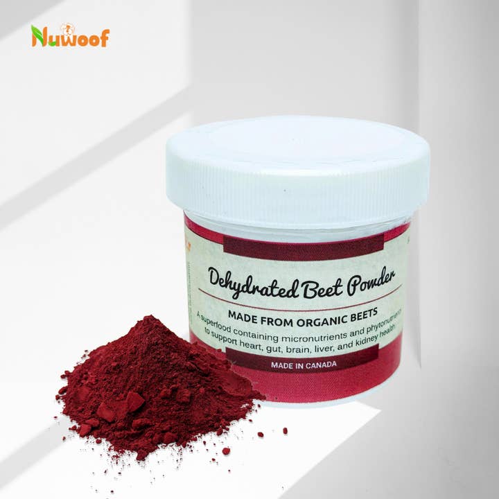 NuWoof - Dehydrated Beet Powder 50g for wholesale by NuWoof