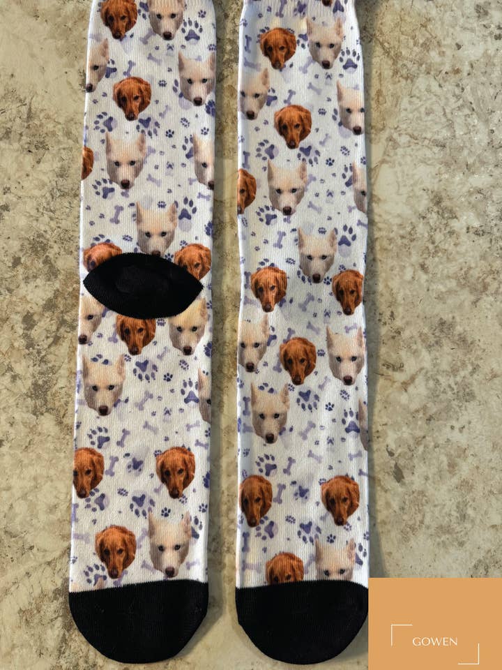 Made Well Co - Wholesale Socks – Unisex - Custom Socks Dog Faces2