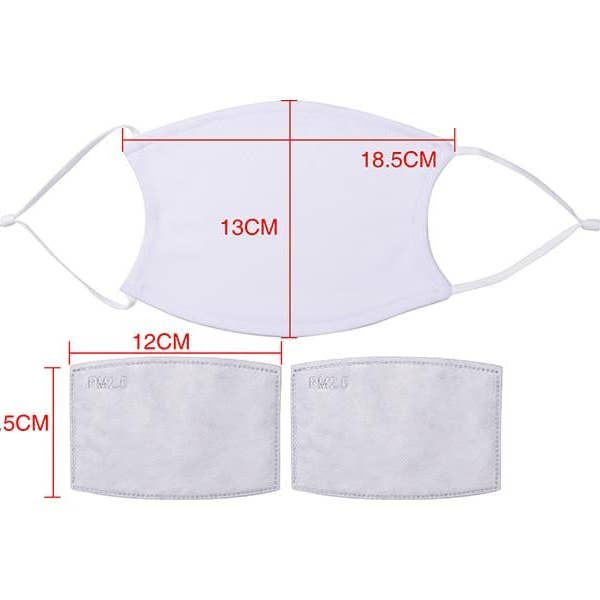 Monogramonline Inc. - Venta al por mayor Mascarilla facial protectora - Mascarilla facial personalizada con fotos | Sube tu foto, logotipo o cualquier diseño9