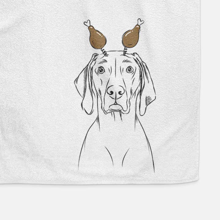 Flint the Weimaraner Hand Towel for wholesale by Inkopious