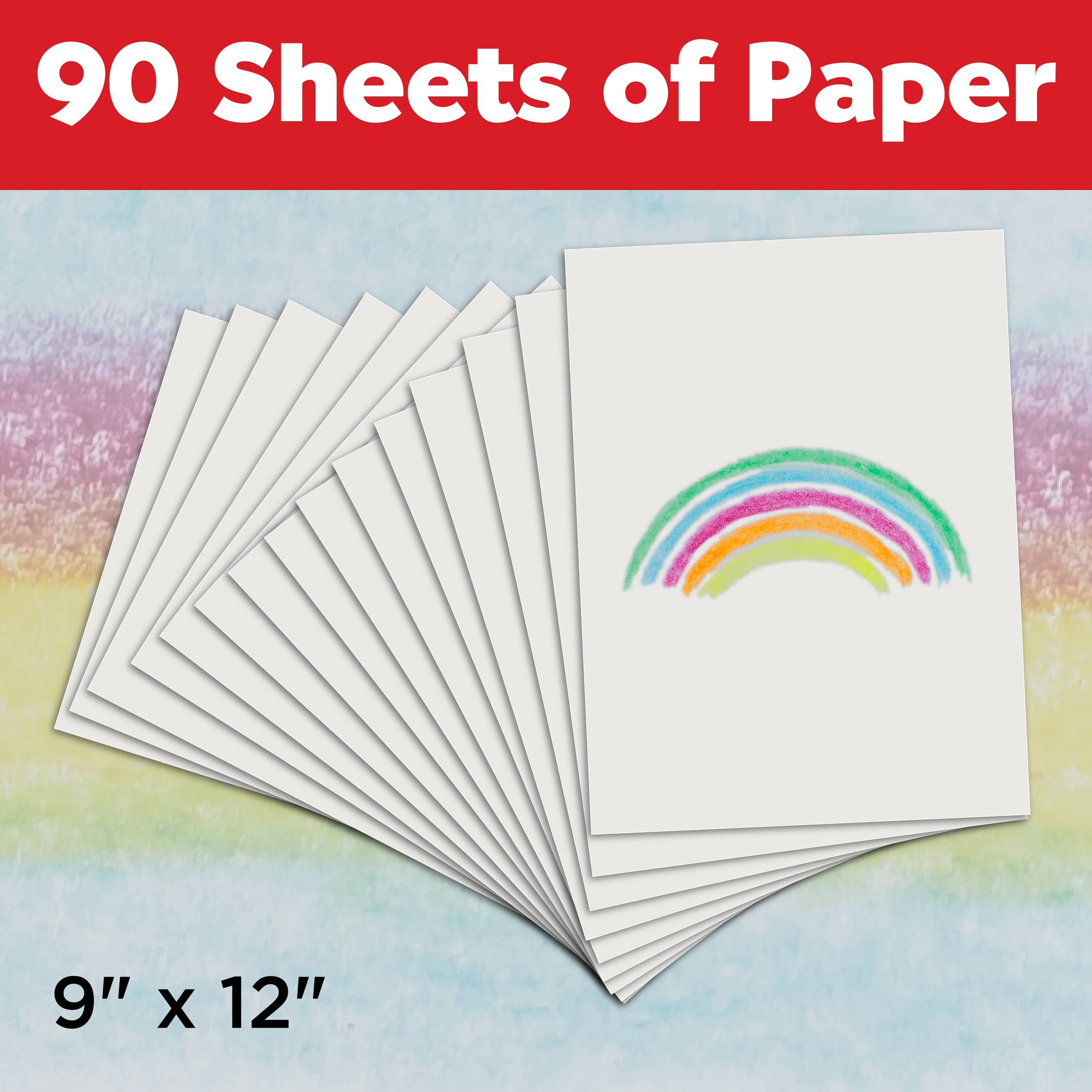 Faber-Castell / Creativity for Kids - Vente Carnets de croquis - Bloc à croquis pour dessin 9" x 12" - 90 feuilles2