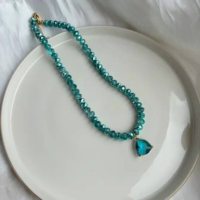 OE! – wholesale Pärlband/Pärlhalsband – LUCE MATERNA - Halsband i kristallglas0