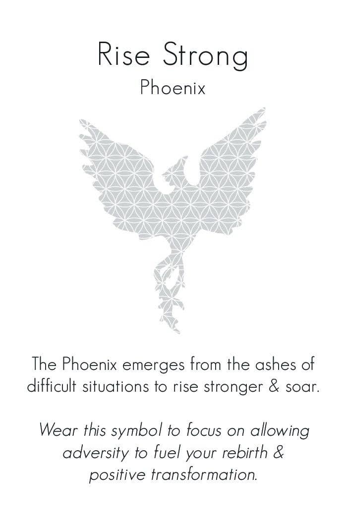 Jewelry Evolution - Wholesale Pendant/Charm Necklace - Phoenix "Rise Strong" Petite Necklace7