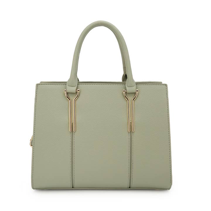 KAYLA+AVA - Wholesale Satchel - Women's - Jocelyn Structured Satchel with Gold Hardware7