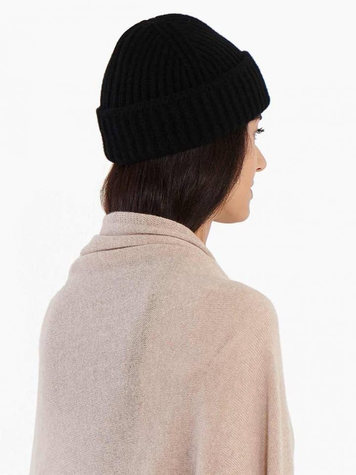 Pure Cashmere Fisherman’s Rib Hat for wholesale by MaisonCashmere