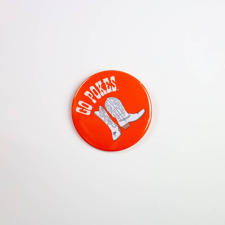 Tailgated Co. - Wholesale Lapel Pin/Button - Oklahoma State University Game Day Buttons | Gameday Pins