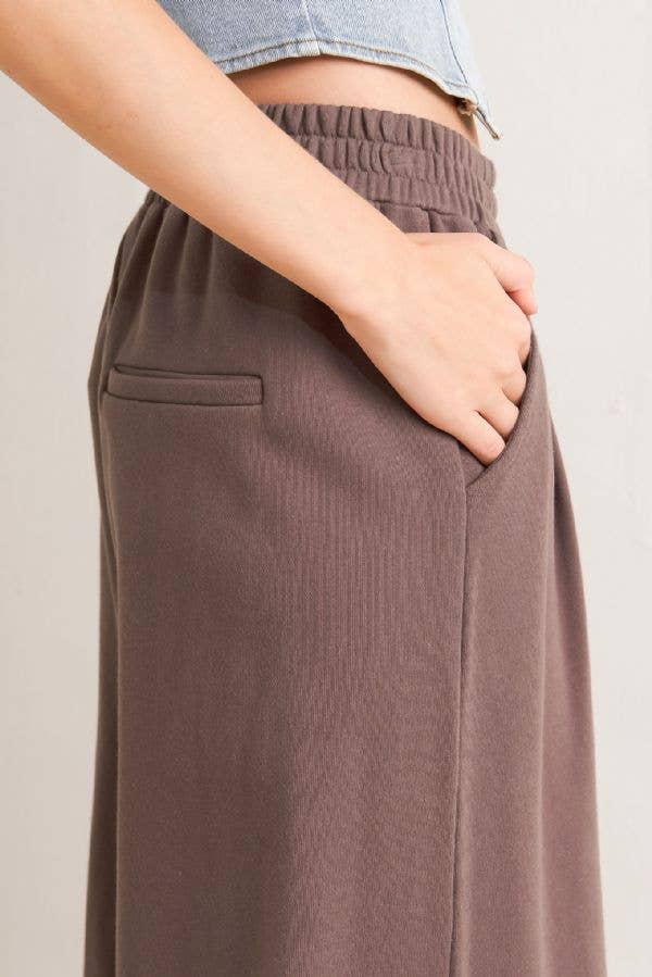 Brown A solid knit pant - FP1399 for wholesale on Faire3