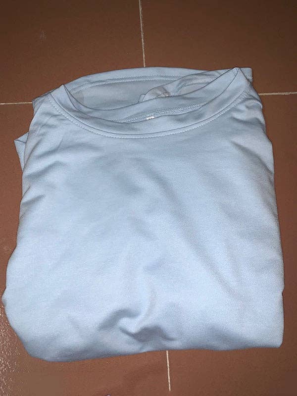 Sheer Trend – Túnica - Mulher por atacado – Camisetas simples de mangas compridas de cor sólida13