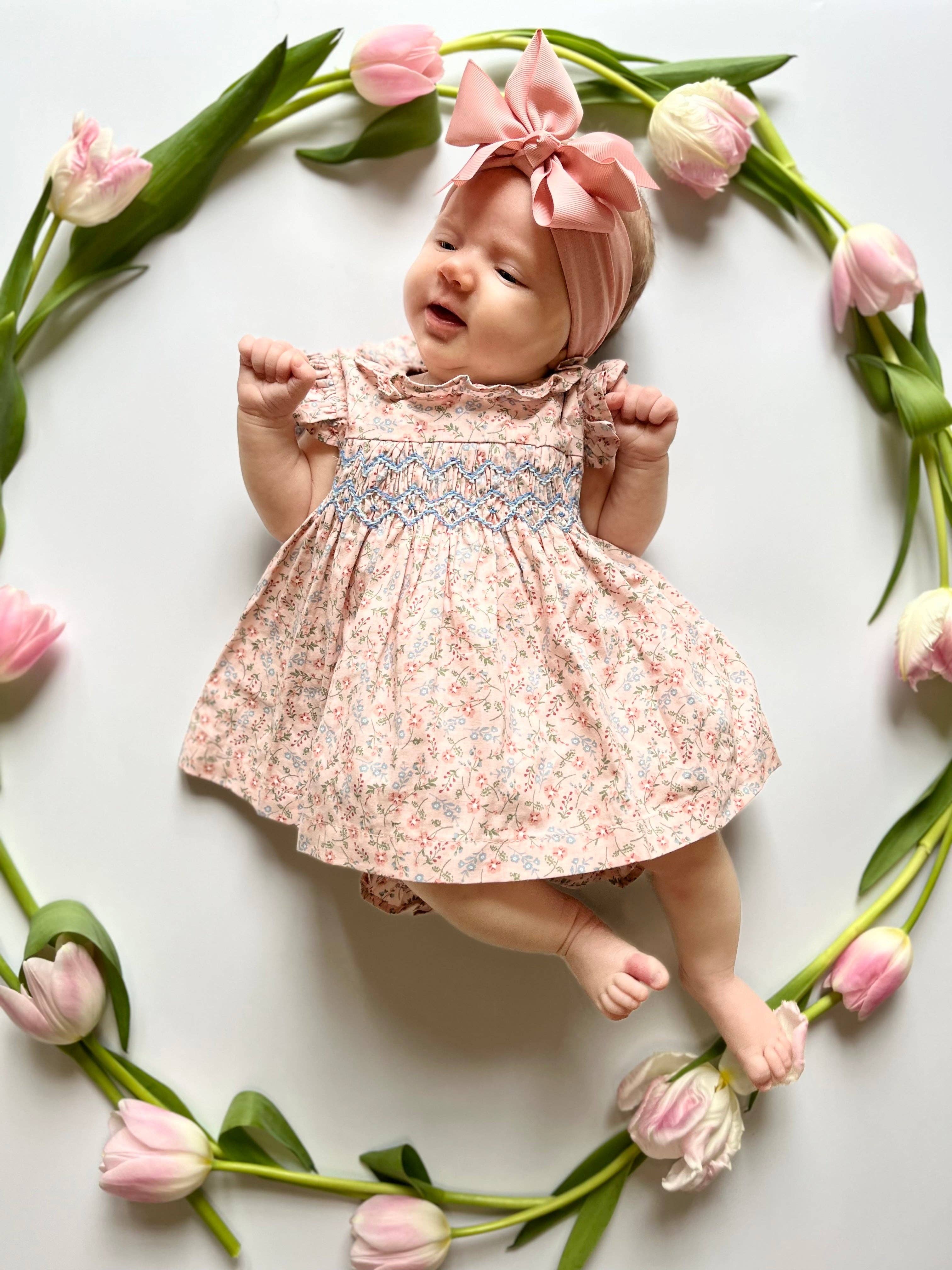 Petite Moss – Engroshandel Kjole - Børn – Gwyneth Smocked Kjole9