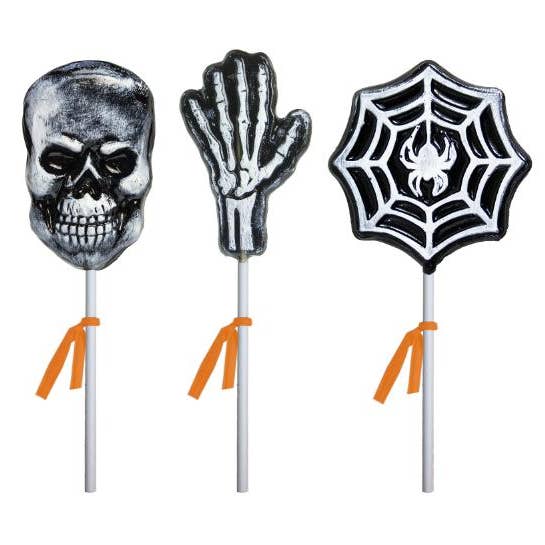 Frosted Halloween Lollipops - Assorted for wholesale by Melville Candy Company