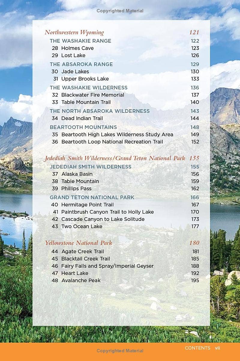 REMOVED BRAND - Wholesale Nature & Outdoors - Hiking Wyoming: A Guide to the State's Greatest Hiking3