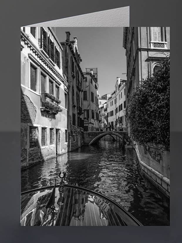 Venice Artwork 242 BW / Greeting Card for wholesale by Eliot Siegel & The British Art Gallery