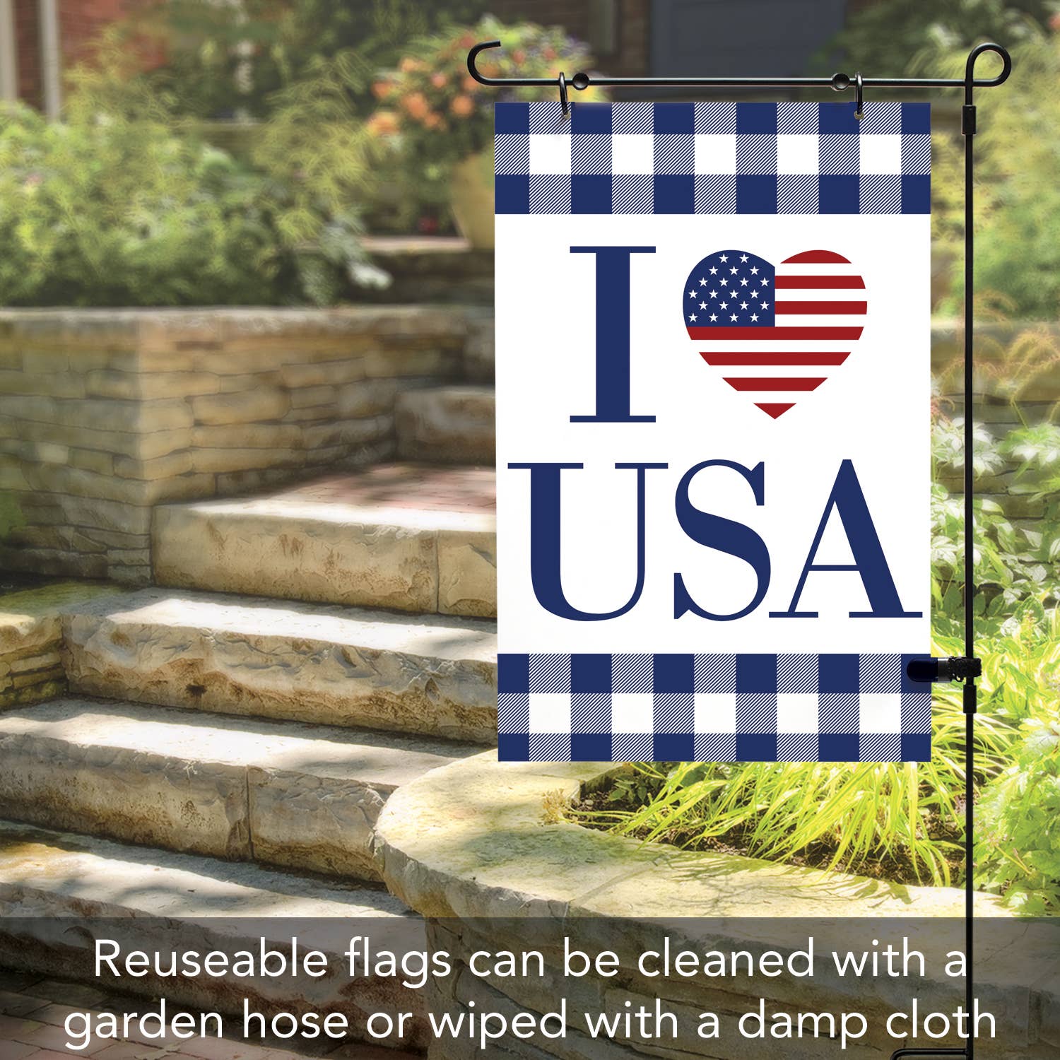Conimar Promotions - Wholesale Flag - "Patriotic Home" Reversible Multi-Image Garden Flag 4