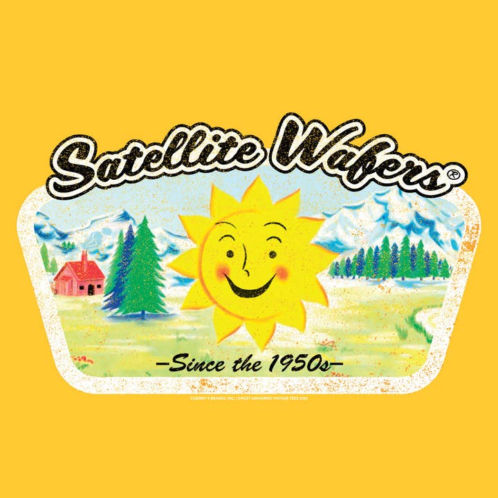 www.sweetvintagetees.com - Wholesale Screen Printed T-Shirt - Unisex - Gerrit’s Satellite Wafers® the Original 1950s Tee1