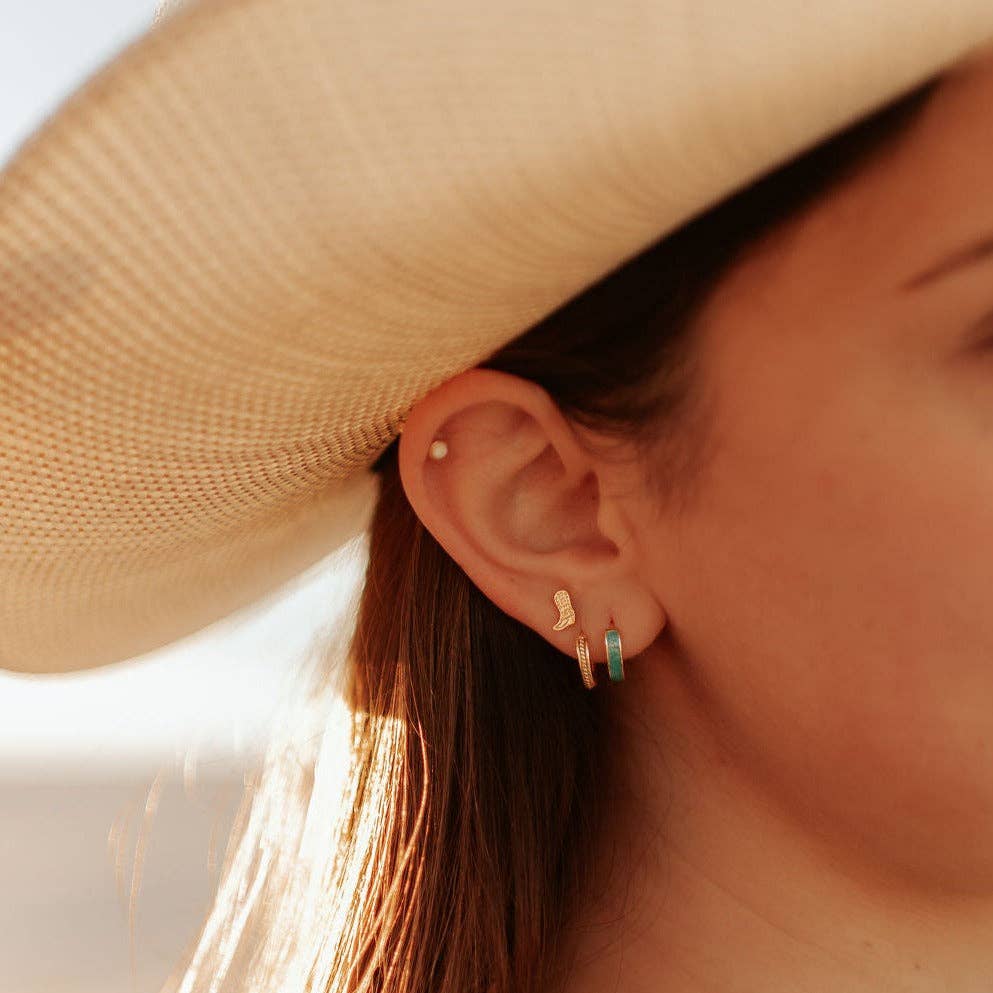 Mauve Jewelry Co. – wholesale Hoop earrings – Jolene Braided Rope Hoops5