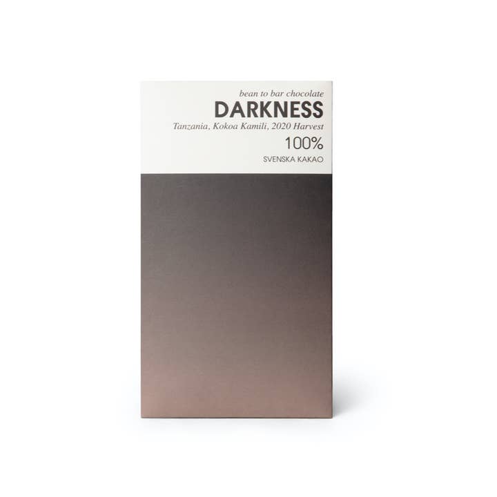 Svenska Kakao - Wholesale Chocolate Bar - Sugarfree Chocolate bar: Darkness 100% - without sugar