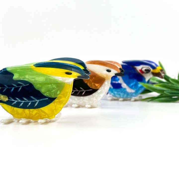 mildstyles - Wholesale Hair Clip - Women's - Vibrant Creative Hummingbird Printed Hair Claw Clip11