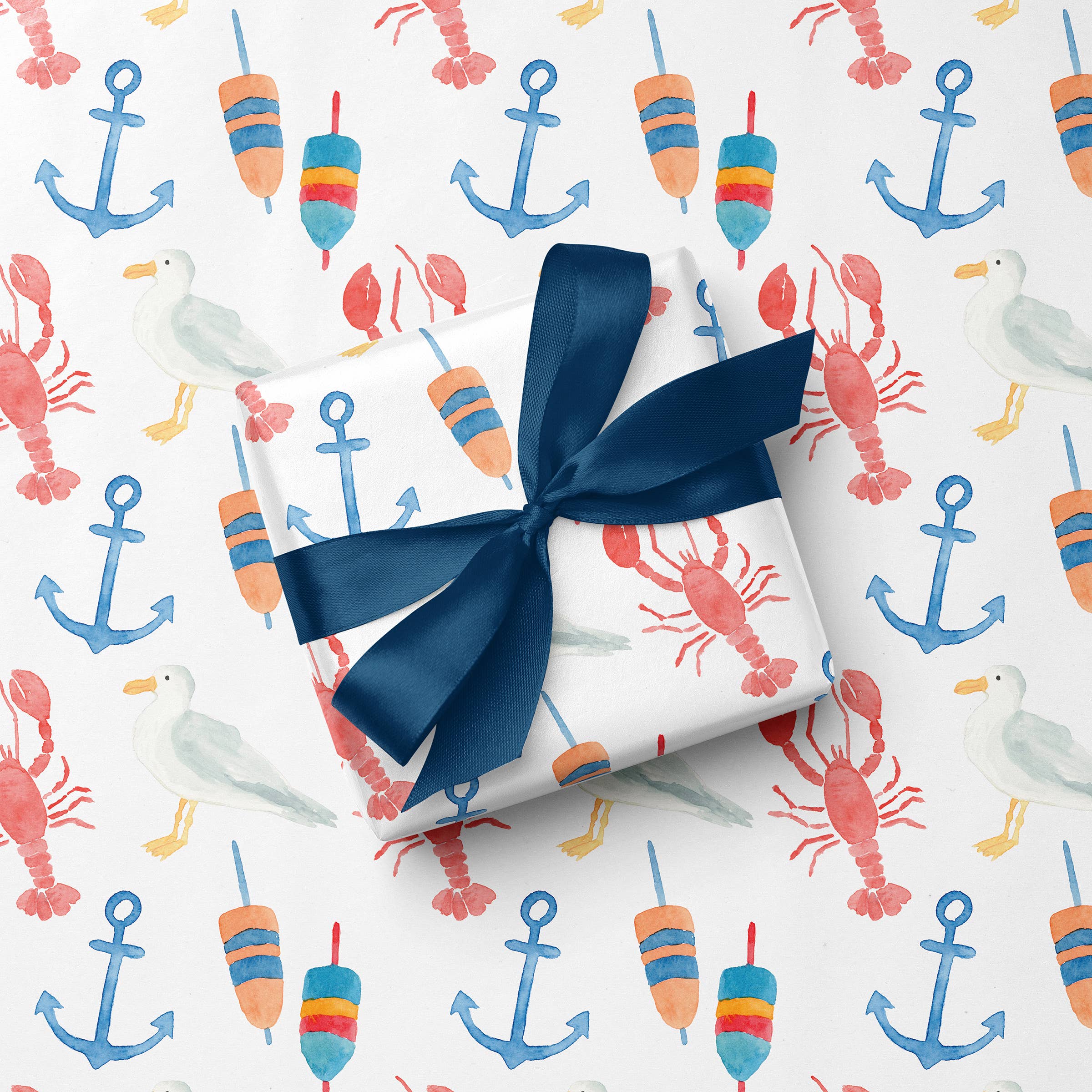 Gert & Co - Vendita all'ingrosso Rotoli di carta da regalo - Confezione regalo Coastal | Confezione regalo Maine Lobster5