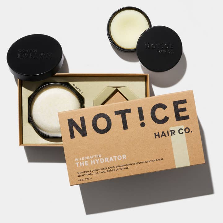 NOTICE Hair Co. - Wholesale Shampoo Puck/Solid Shampoo - Hydrator Shampoo & Conditioner Bar Travel Set