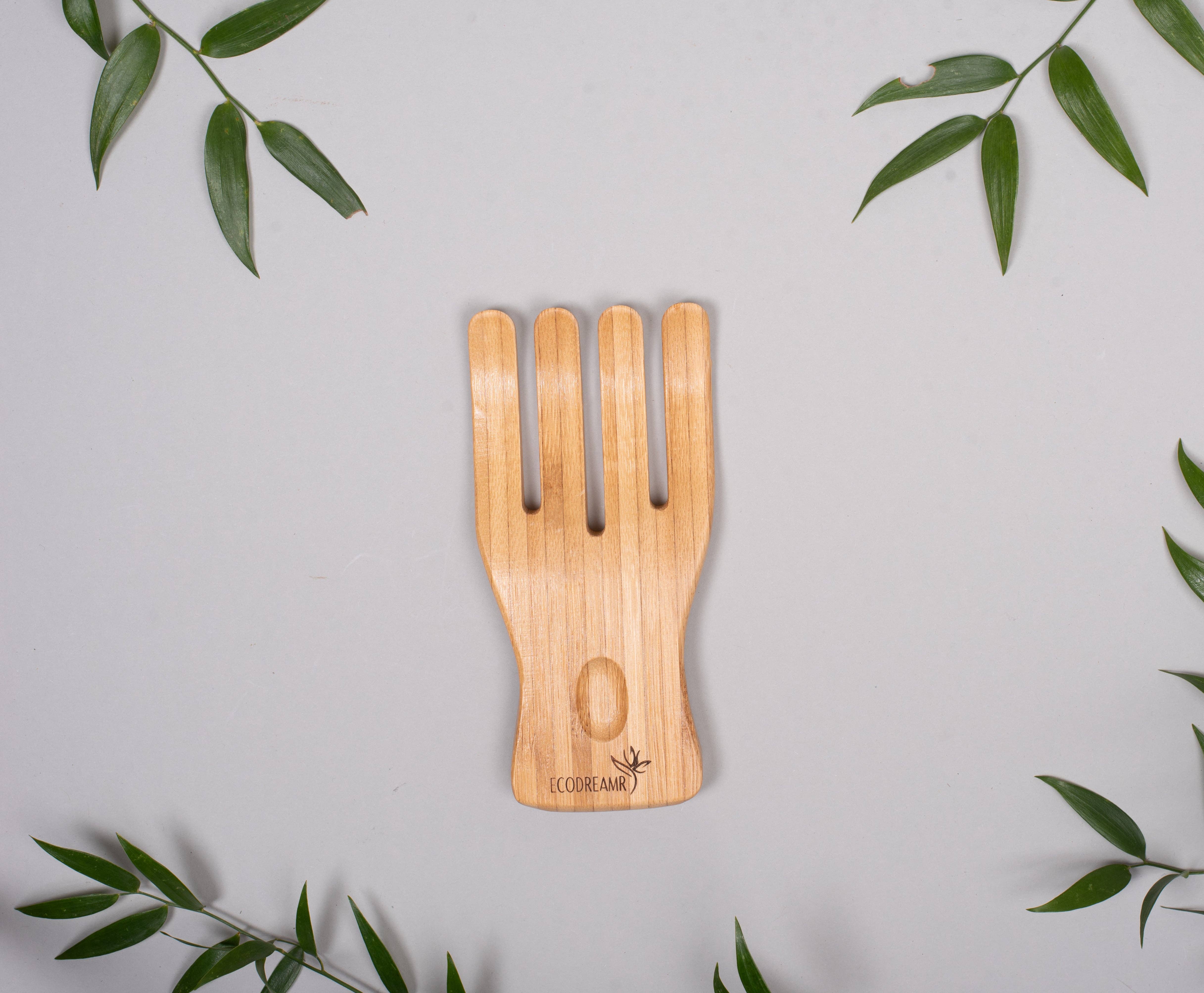 EcoDreamr - Wholesale Serving Utensil - Bamboo Salad Servers - Serve with Sustainable Style2