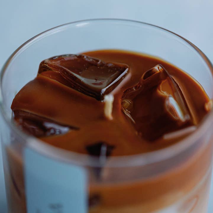 Verba Candle Co - Wholesale Jar/Filled Candle - Iced Coffee candle, Natural coconut wax, gel wax candle1