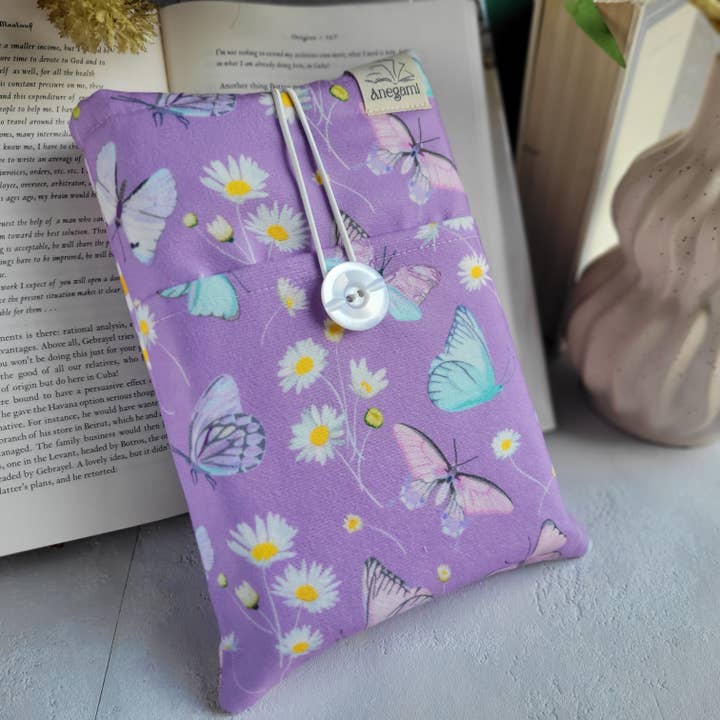 Anegami Bookish Boutique - Wholesale Book Cover - Butterfly Book Sleeve, Bible fabric cover, Book lover gift
