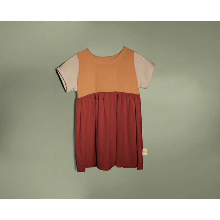 Mäus Essentials - Wholesale Dress - Kids - Modal Color Block Dress