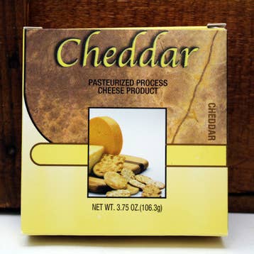 Northwoods Food and Gift Enterprises - Wholesale Cheese - 1018 3.75oz Northwoods Cheese Cheddar Cheese Spread Box 48/C1