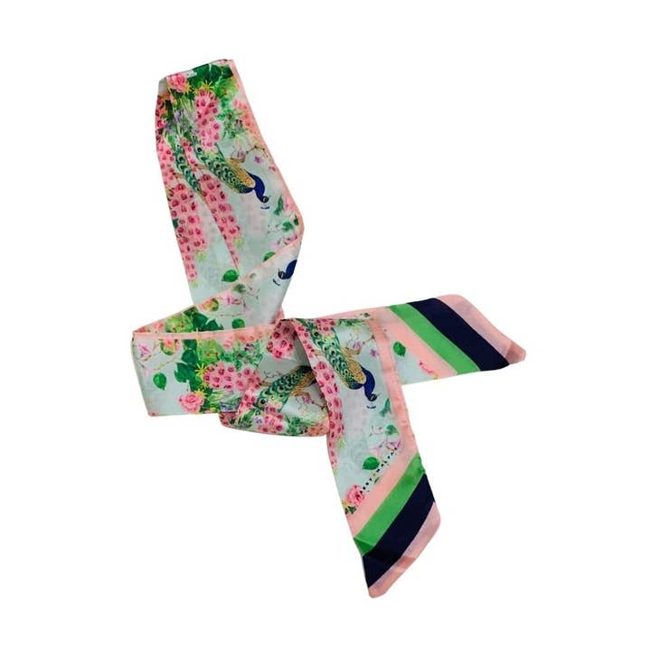 Dünner Doppelschicht-Schal - Enchanted Peacock von Gabby für den Großhandel von ArtSHINE